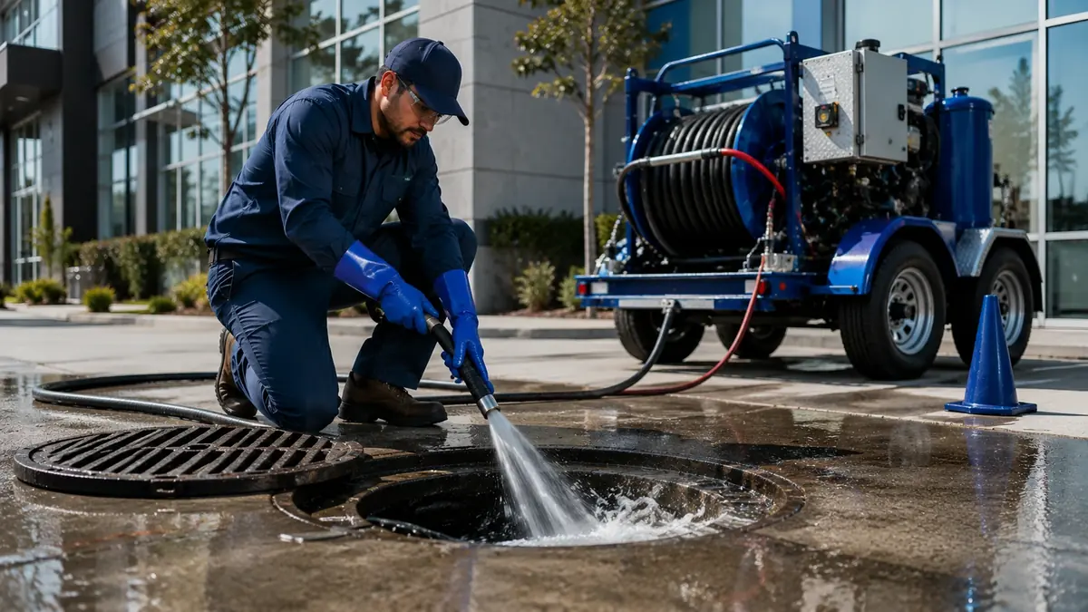 Commercial Hydro Jet Drain Cleaning in Modesto