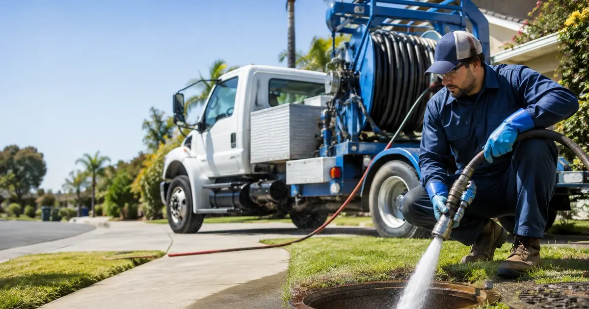 Hydro jet sewer cleaning Modesto
