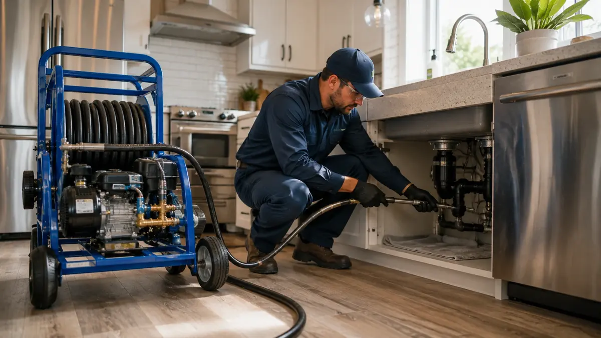 Kitchen Drain Hydro Jetting in Modesto