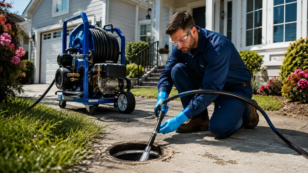 Residential Hydro Jet Drain Cleaning in Modesto
