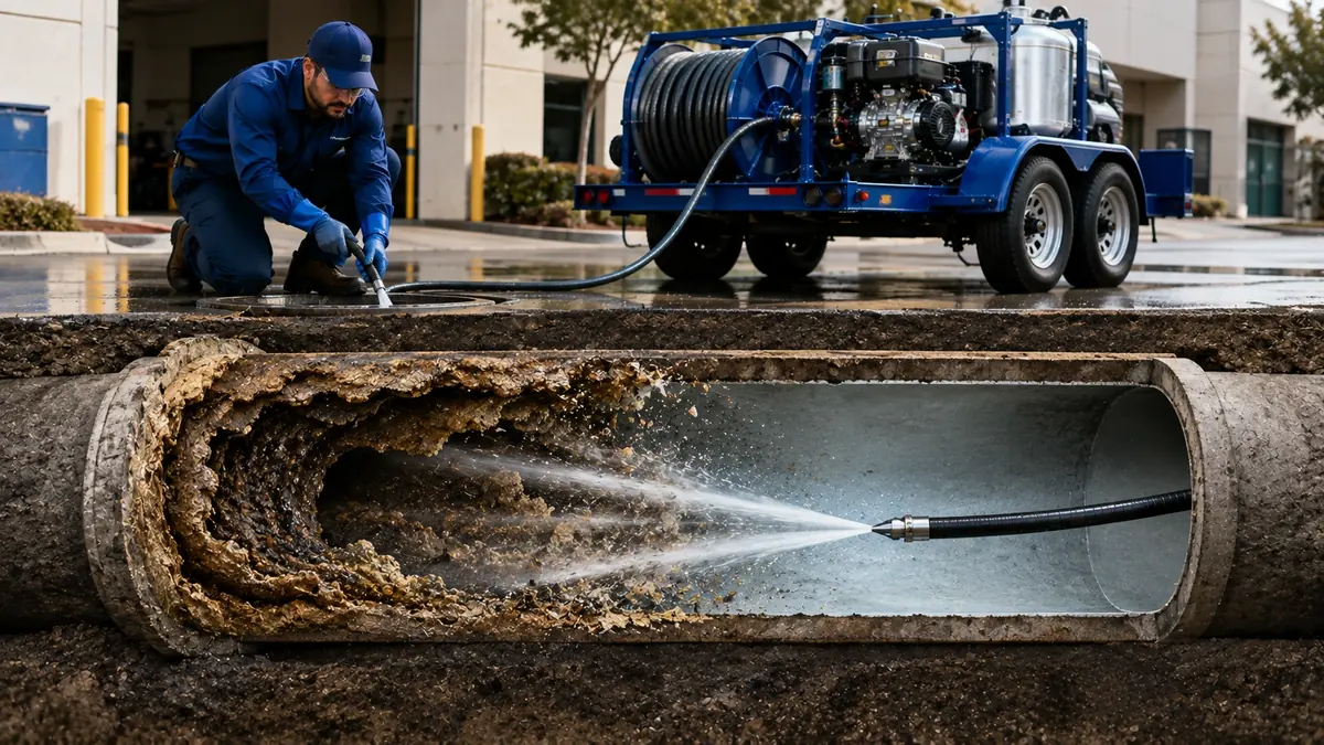 Sewer Pipe Descaling in Modesto